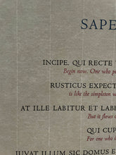 Load image into Gallery viewer, SAPERE AUDE (Dare to be wise!)