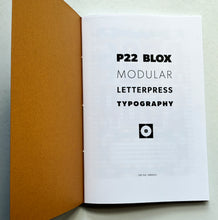 Load image into Gallery viewer, P22 Blox: Modular Letterpress Typography