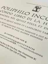 Load image into Gallery viewer, Duensing Type Specimen print