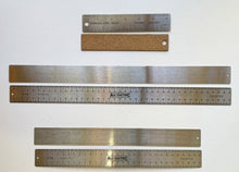 Load image into Gallery viewer, Vintage Steel Rulers
