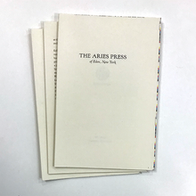 Load image into Gallery viewer, The Aries Press