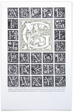 Load image into Gallery viewer, Cloister Initials Specimen