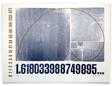 Load image into Gallery viewer, Golden Rectangle Fibonacci