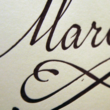 Load image into Gallery viewer, Marcel Script Specimen