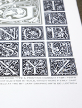 Load image into Gallery viewer, Cloister Initials Specimen