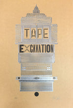 Load image into Gallery viewer, Tape Excavation Album Cover Flat