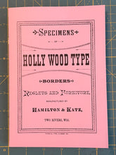 Load image into Gallery viewer, Hamilton &amp; Katz Wood Type Specimen
