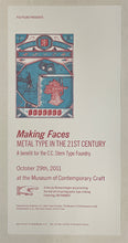 Load image into Gallery viewer, Making Faces Poster series
